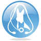 Tierartz Logo mit Hund und Katz